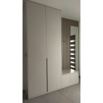 Минималистички бел плакар / Minimalist white wardrobe custom made