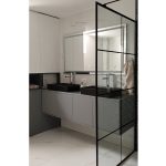 Мебел за бања со стаклена преграда / Bathroom Furniture with Glass Partition - Алка Мебел Стил Скопје