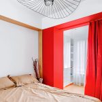 Спална со црвени акценти / Bedroom with Red Accents - Алка Мебел Стил Скопје