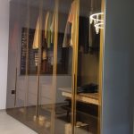Луксузен стаклен гардеробер со LED осветлување / Luxury glass wardrobe with LED lighting