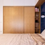 Плакар со лизгачки врати во дрво / Wood pattern sliding wardrobe